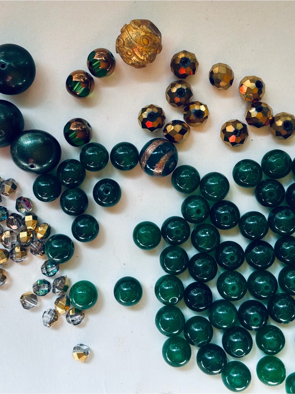 Artisan & semi precious stone Bead Lot